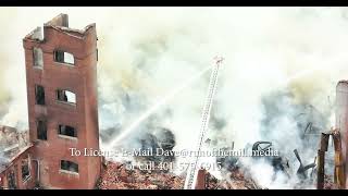 Woonsocket Mill Fire [upl. by Pimbley]