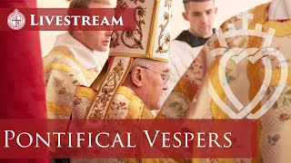 Pontifical I Vespers of St Pius X  9222  St Thomas Aquinas Seminary [upl. by Ylekalb]