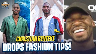 Christian Benteke drops his fashion tips in unique exclusive interview 😅  Morning Footy [upl. by Ayimat]