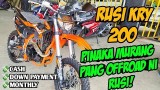 Bagong Modelo Na Pang Offroad Ni Rusi 2024 KRY 200 Langga Gail Review and Price [upl. by Velasco]