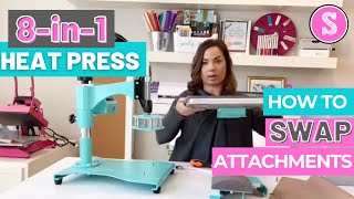 8 In 1 Heat Press Machine Assembly Swing Design Heat Press [upl. by Gladis493]