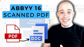 Converting Scanned PDFs to Editable Microsoft Word Documents using Abbyy FineReader  Tutorial [upl. by Kaleb]