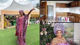 Revamping a Nigerian Kitchen Sleek amp Practical Upgrade  Exciting Urhobo Wedding Vlog [upl. by Romelda587]