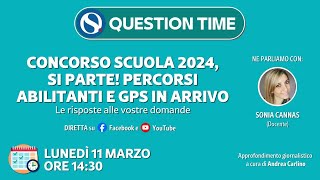 Concorso scuola 2024 si parte Percorsi abilitanti e GPS in arrivo Le ultime notizie [upl. by Dexter543]