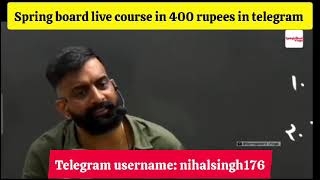 springboard course in 400 rupees  Ras ka course 400 me  rajveersirspringboard sba rpsc raspre [upl. by Karl]