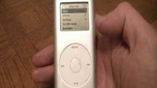 How To Fix A Frozen ipod Mini [upl. by Ecilayram]