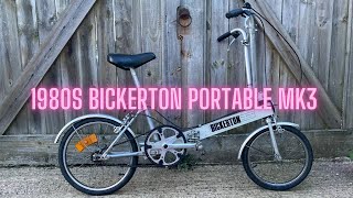 SAVED FROM SCRAP  1980s Bickerton Portable Mk 3 Folding Bike [upl. by Kirtley]