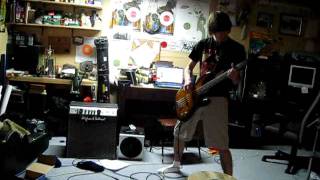 quotGutter Cats vs The Jetsquot Alice Cooper Bass Cover [upl. by Hoffmann]