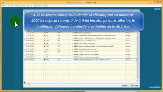 Curs video practic de contabilitate  Formule contabile reducere capital social in programul SAGA C [upl. by Notslah]