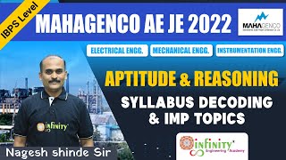 mahagenco recruitment 2022  mahagenco aptitude reasoning  mahagenco ae je recruitment 2022 [upl. by Rosner]