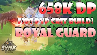 MY F2P PVP ROYAL GUARD BUILD  FEROCIUS WARRIOR RAGNAROK ORIGIN [upl. by Lesh]