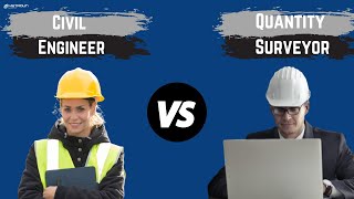 Civil Engineer vs Quantity Surveyor  Which Construction Profession Should You Pursue [upl. by Eerahs]