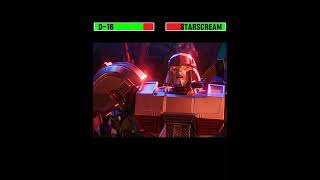 Transformers One  D16 Vs Starscream Fight Scene With Health [upl. by Anomis231]