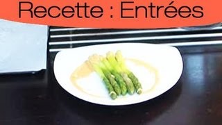 Recette facile  asperges à la crème et paprika [upl. by Orji975]