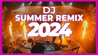 DJ SUMMER REMIX 2024  Mashups amp Remixes of Popular Songs 2024  DJ Remix Party Club Music Mix 2024 [upl. by Pembroke506]