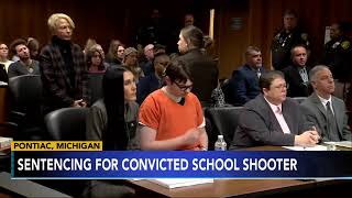 Ethan Crumbley sentenced to life without parole in deadly Oxford school shooting [upl. by Etteniuqna]