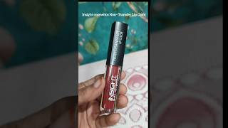 Insight Non Transfer Liquid Lipstick💄 shortsfeed shorts insightcosmetics ytshorts [upl. by Halle]