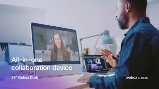 Allinone collaboration device  24quot Webex Desk [upl. by Drwde]