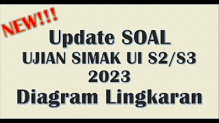 Update Soal Latihan SIMAK UI Diagram Lingkaran [upl. by Blockus]