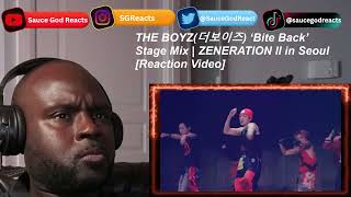 THE BOYZ더보이즈 ’Bite Back’ Stage Mix  REACTION [upl. by Anatniuq488]