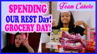 HOW WE SPENT OUR REST DAY  Day1 amp Day 2 Grocery day Vlog Episode 32  Team Cañete [upl. by Regnij95]