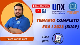 TEMARIO completo EGA I BUAP 2023  Licenciatura BUAP [upl. by Allveta]