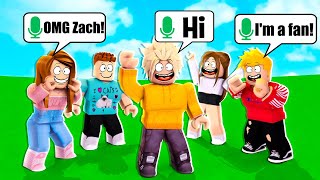 ZACHS FIRST TIME PLAYING ROBLOX VOICE CHAT [upl. by Fabien872]