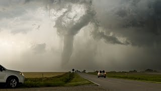 Scary Kansas Storm Spawns Tornadoes [upl. by Shum]