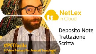 Come depositare le note trattazione scritta 42 netlex [upl. by Enenaej170]