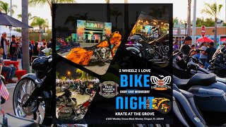 2 Wheelz 1 Love Bike Night  KRATE At The Grove  Wesley Chapel HarleyDavidson [upl. by Pryor]