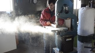 14quot bandsaws make a lot of dust [upl. by Fineberg]