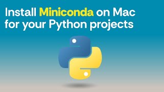 Install Python with Miniconda [upl. by Ahsaelat]