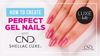 How to Apply CND Shellac Luxe Gel Polish It removes in 60 seconds [upl. by Fonville]