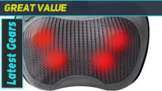 Homedics Cordless Shiatsu Massage Pillow  The Best Relaxation Companion [upl. by Elyag]