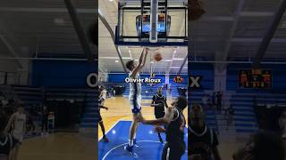 Olivier Rioux is a whole cheat code 😳 shorts basketball highschoolsports nba highlights img [upl. by Dupaix]