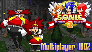 Sonic Robo Blast 2 ✪ Eggette and Eggman  Full Walktrough 100 Multiplayer [upl. by Anirec]