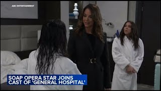 Eva LaRue talks about joining General Hospital as Blazes mom  22724 [upl. by Vincenty716]