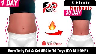 Burn Belly Fat amp Get ABS In 30 Days DO AT HOME By Power Workout 4D [upl. by Buskus]