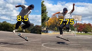 Which Skateboard Size is the Best 85 vs 775 inches [upl. by Anyal431]