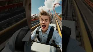 I ask AI to make a Justin Bieber rollercoaster rollercoaster justincoaster ai aiexpert [upl. by Ellitnahc]