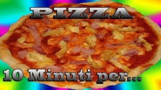 10 minuti per Preparare la Pizza con mattarello Ricette Bimby HD [upl. by Llenrap578]