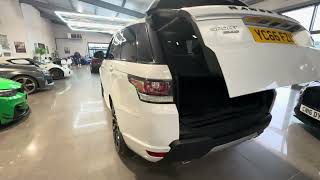 Land Rover Range Rover Sport 30 Sd V6 Hse Auto 4wd Euro 6 Ss 5dr White YC66FZU [upl. by Arymas]