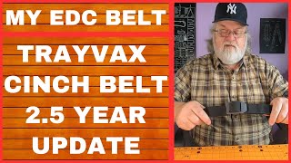 MY EDC BELT TRAYVAX CINCH 25 YEAR UPDATE EVERYDAY CARRY EDC LONG TERM REVIEW [upl. by Thanh]