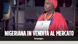 Vendere una nigeriana al mercato le reazioni dei passanti ESPERIMENTO SOCIALE [upl. by Ettevi]