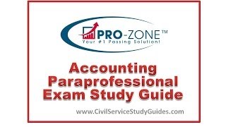 Accounting Paraprofessional Exam Study Guide [upl. by Anim165]