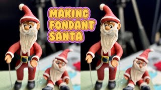 Making fondant Santa ￼ [upl. by Kreiner726]