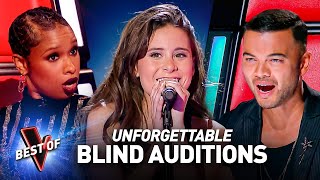 ONE HOUR of UNFORGETTABLE Blind Auditions on The Voice [upl. by Lavona]