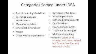 Introduction to Special Education Part 1 [upl. by Schaeffer609]