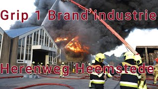 Grip 2 Zeer grote brand in bollenschuur Heemstede [upl. by Pellegrini]