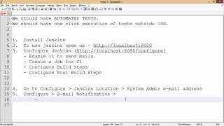 6  Configure Email Sending in Jenkins Continuous Integration Selenium [upl. by Yneffit555]